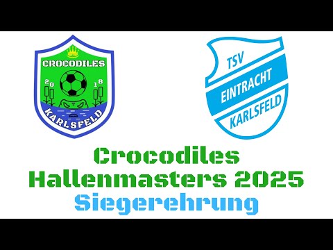 TSV Eintracht Karlsfeld: Crocodiles AH Hallenmasters 2025 – Siegerehrung