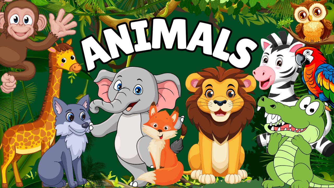 Learn to Count with Animals | Wild Animals | Zoo Animals | Animals for Kids | Toddlers Education