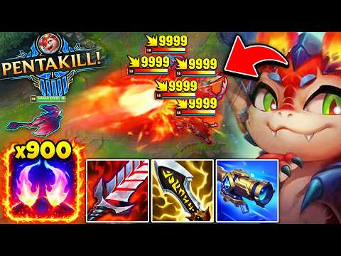 I BROKE THE SMOLDER STACK WORLD RECORD AND OH MY GOD THIS DAMAGE! (900 STACKS, PENTAKILL)