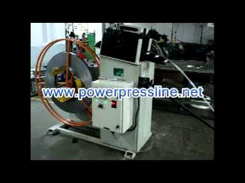 Compact Decoiler Cum Straightener With Pneumatic Feeder