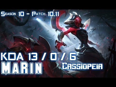 MaRin CASSIOPEIA vs MORDEKAISER Top - Patch 10.11 KR Ranked