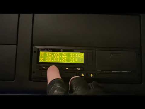 How to make a manual entry on your tachograph, Latest Version for 2021