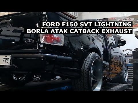 Ford F150 SVT Lightning Borla Atak Catback Dual Tip Exhaust