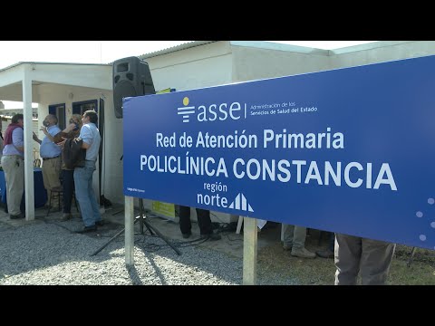 ASSE inauguró policlínica en Constancia, departamento de Paysandú