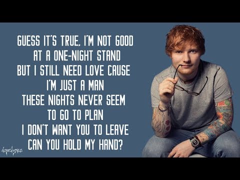 Ed Sheeran - Stay With Me (Lyrics)