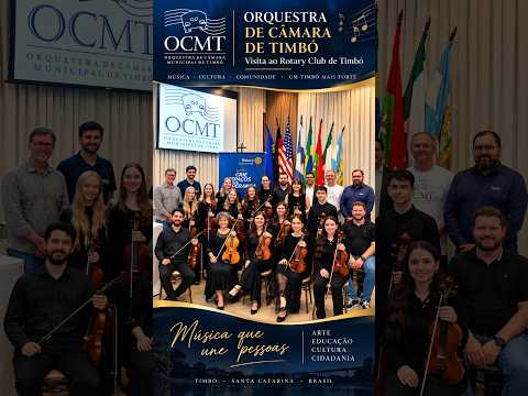 ROTARY RECEBE ORQUESTRA DE CÂMARA DE TIMBÓ