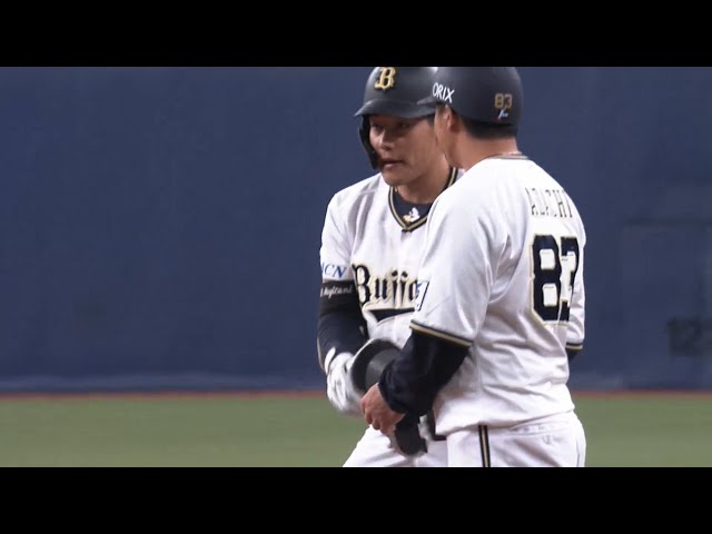 【9回裏】しぶとく打った!! バファローズ・麦谷祐介 センター方向に技ありヒット!! 2025年3月9日 オリックス・バファローズ 対 横浜DeNAベイスターズ