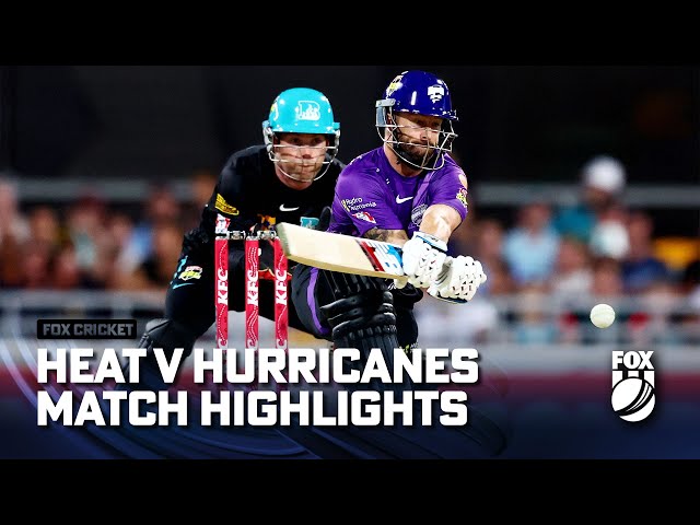 Brisbane Heat vs Hobart Hurricanes – Match Highlights | 20/01/23 | Fox Cricket