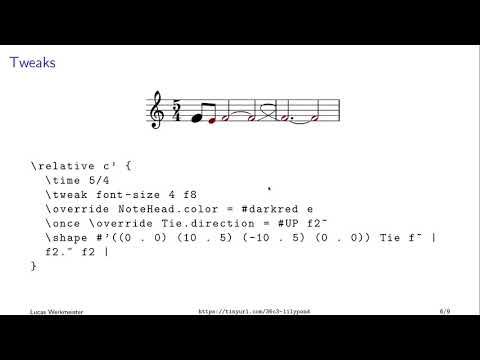 36C3 Wikipaka WG:  LilyPond: programming beautiful musical scores