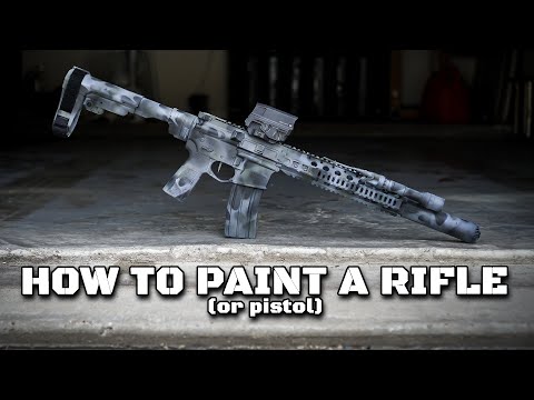 How to Paint a Rifle (or pistol)
