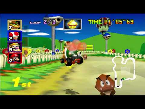 Mario Kart 64 Amped Up v2.96A Balloon Race 150cc 