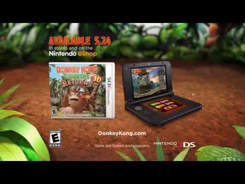 Nintendo 3DS - Donkey Kong Country Returns 3D TV Commercial
