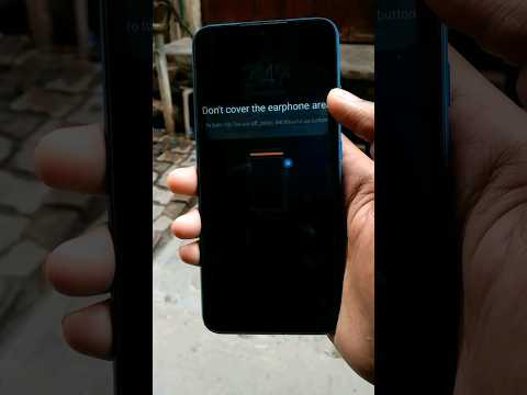 How to fix don't cover the earphone area / on Xiaomi Redmi/Mi #short