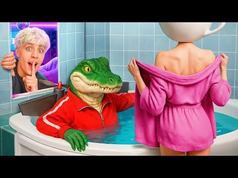 We Built 3 SECRET Rooms to Spy on Bombardiro Crocodilo!