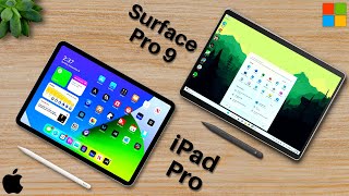 M2 iPad Pro Vs Surface Pro 9 | Make it Simple