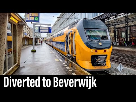 Train Cab Ride NL / Diverted Intercity / Utrecht - Haarlem - Beverwijk / VIRM + SLT / Dec 2020