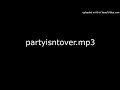 Tyler The Creator PartyIsntOver V1