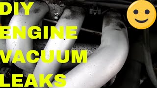 How To Find Engine Vacuum Leaks ,  EASY !!!!!!!!    *P0171 DTC