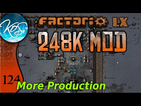 Factorio 248k Mod 124 - MAKING MORE YELLOW CUBES! - Tips & Tricks
