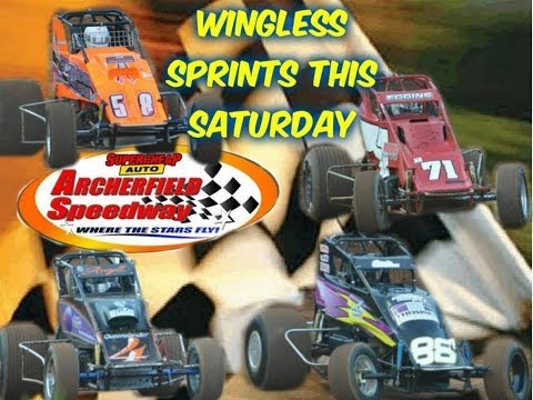 Wingless Sprints Heat 4 Archerfield Speedway 1/3/14