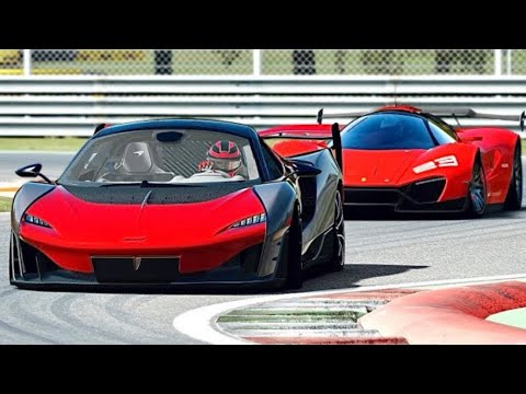 McLaren Sabre vs Ferrari Xezri Concept at Monza GP