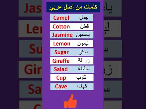 كلمات انجليزية معربة