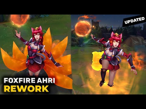 Foxfire Ahri Rework Skin Preview | FINAL UPDATE | League of Legends