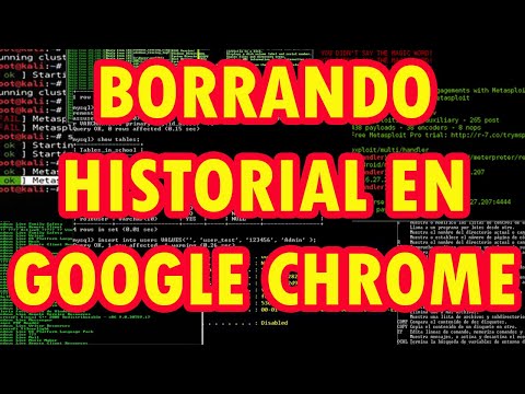 COMO BORRAR HISTORIAL EN GOOGLE CHROME