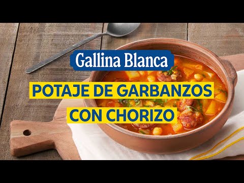 Potaje de garbanzos con chorizo, una receta exquisitamente reconfortante 💕🍲 - Gallina Blanca