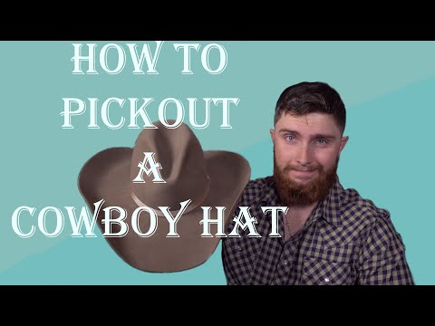YouTube video about: How to choose a cowboy hat?