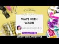 Learn How to Use Washi Tape for Paper Crafting Projects: WAYS WITH WASHI Class - Altenew Academy