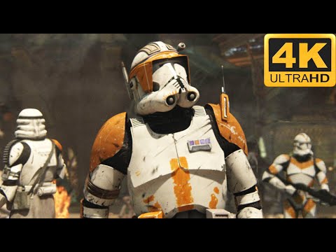 BATTLE OF GEONOSIS: Clone Troopers vs CIS Battle Droids - Star Wars Battlefront 2 (PS5, 4K, HDR)