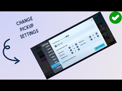 How to Change pick up settings in Cyber Hunter
