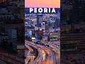 Sunset and traffic in my city Peoria Illinois. #peoria #dji #drone