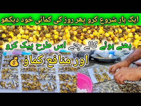 Roasted Black Chickpeas Business Idea | Low Investment High Profit Snack Business'