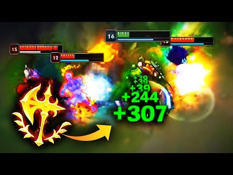 WTF... new conqueror makes singed immortal w/ continuous poison healing