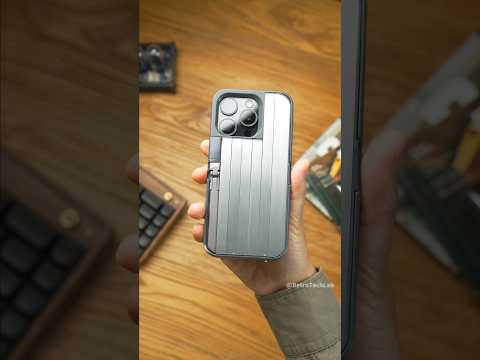 You don’t carry a selfie stick…because it’s already in your phone case.