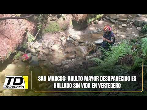 San Marcos: Adulto mayor desaparecido es hallado sin vida en vertedero