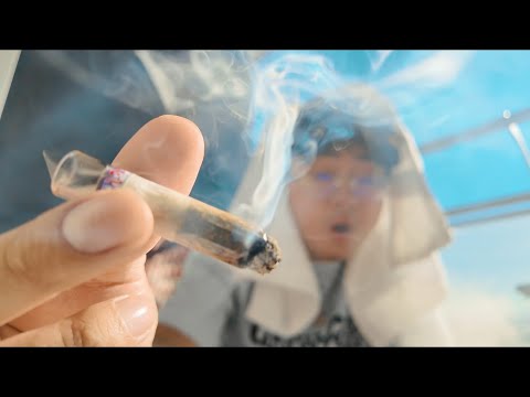 Glass Tip Fattie on the Balcony