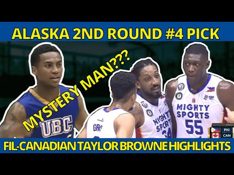 FIL-CANADIAN TAYLOR BROWNE HIGHLIGHTS VS MIGHTY SPORTS | 25PTS,2REBS,2STLS | 7 TRIPLES