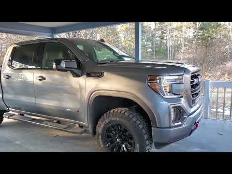 2020 gmc sierra at4 leveled