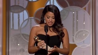 2015 Golden Globes: Gina Rodriguez Made Us All Cry With Her Incredible Acceptance Speech