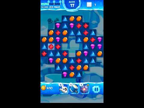 Jewel Pop Mania:Match 3 Puzzle Level 16 ( Jewel Ice Episode ) - Walkthrough ( No Booster )