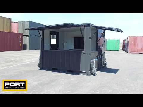 10ft Container Bar - Queens Wharf Hotel Newcastle