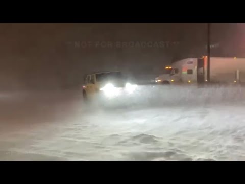 02-05-2021 Great Falls, MT area - Blizzard Conditions - Arctic Cold Front - Heavy Snow