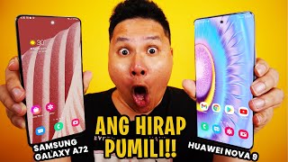HUAWEI NOVA 9 VS SAMSUNG GALAXY A72 - SENYALES NG PAGIGING DOMINANTE
