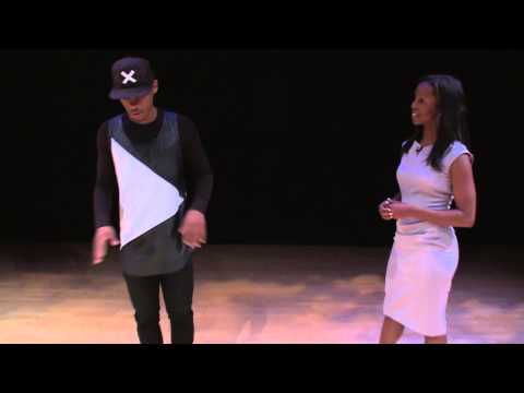 Author Sarah Lewis speaks with dancer Lil Buck