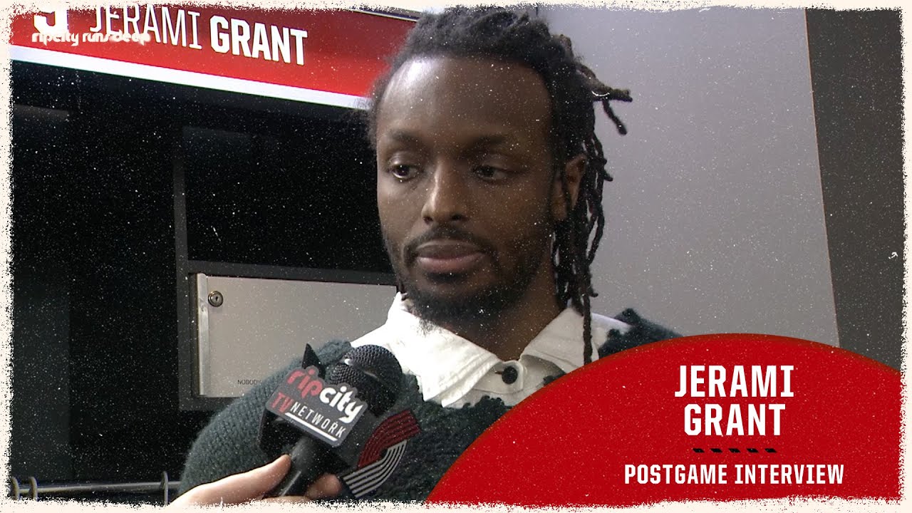 Jerami Grant Postgame Media Availability | vs Miami Heat | January 22nd, 2026
