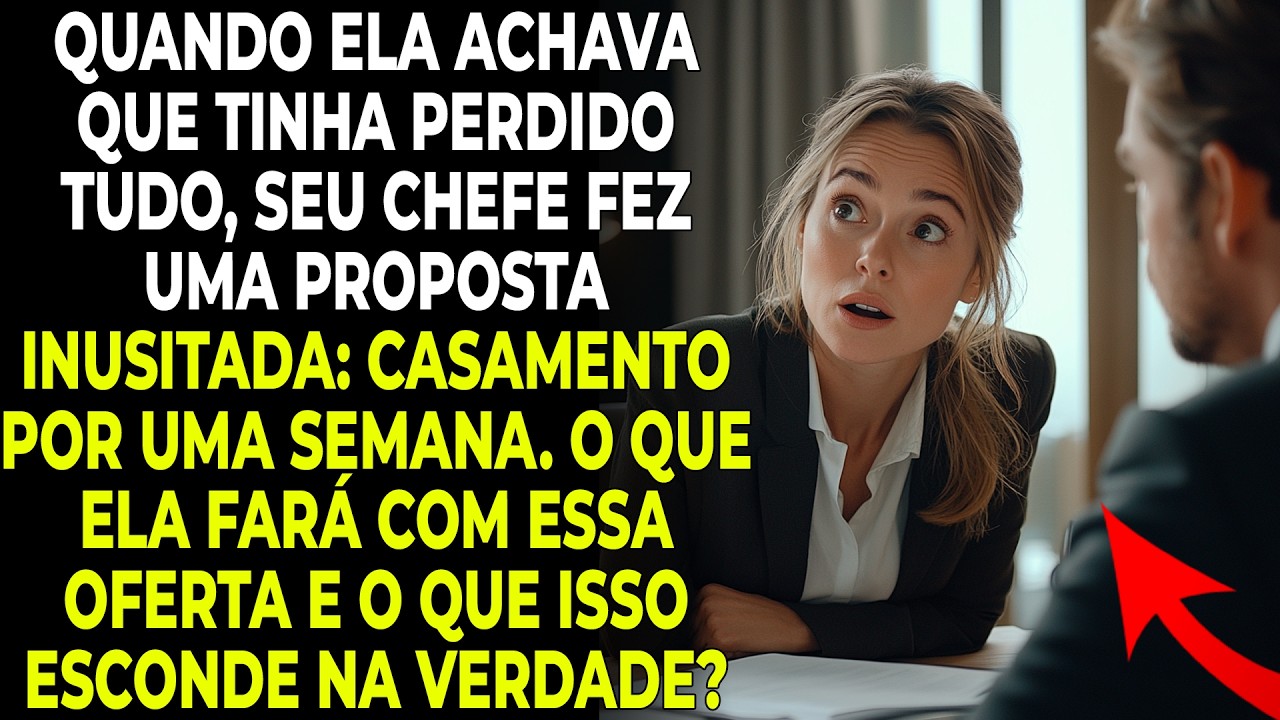 Arruinada, milionária virou faxineira… Mas o chefe ofereceu casamento por uma semana...