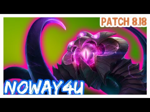 [GER] NoWay4u | VEL`KOZ vs AURELION SOL | VEL`KOZ Mid | Challenger Gameplay | Patch 8.18